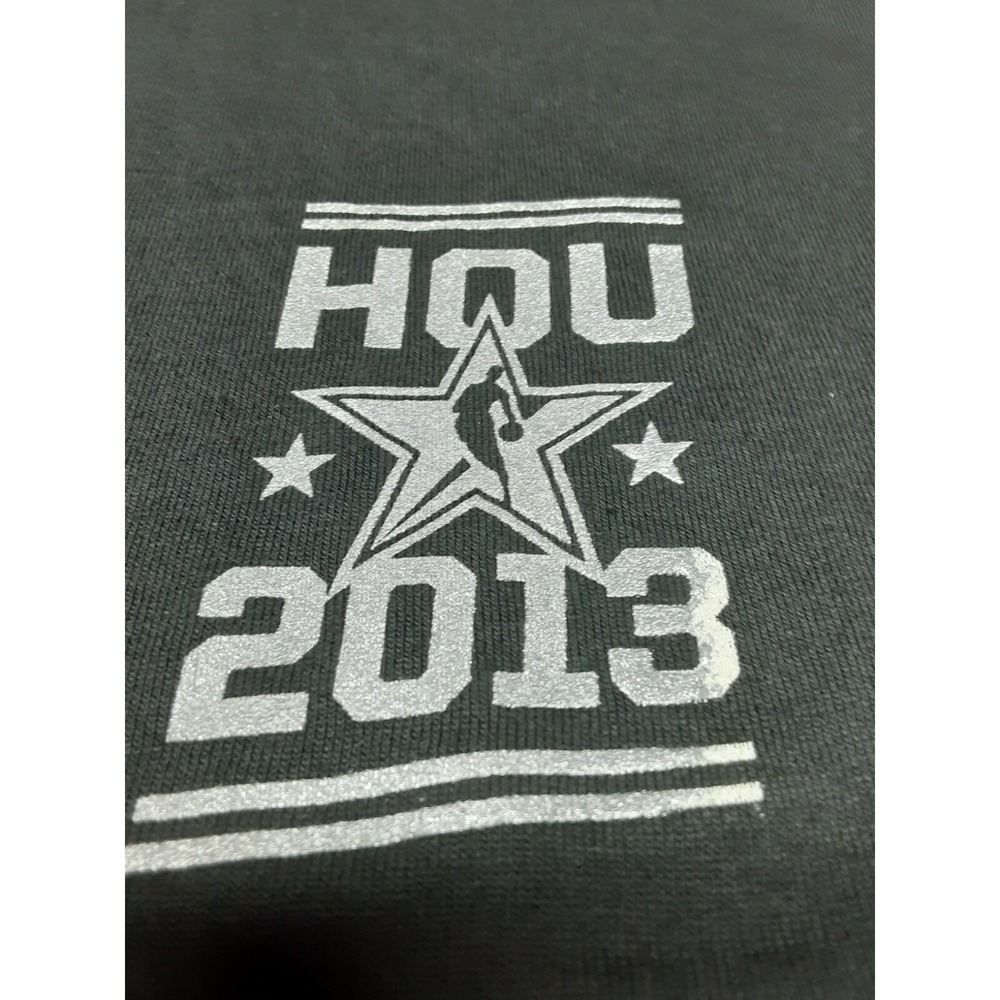 New NBA Houston 2013 Basketball Graphic‎ T Shirt Men's Size Small Black Vintage - Picture 10 of 11